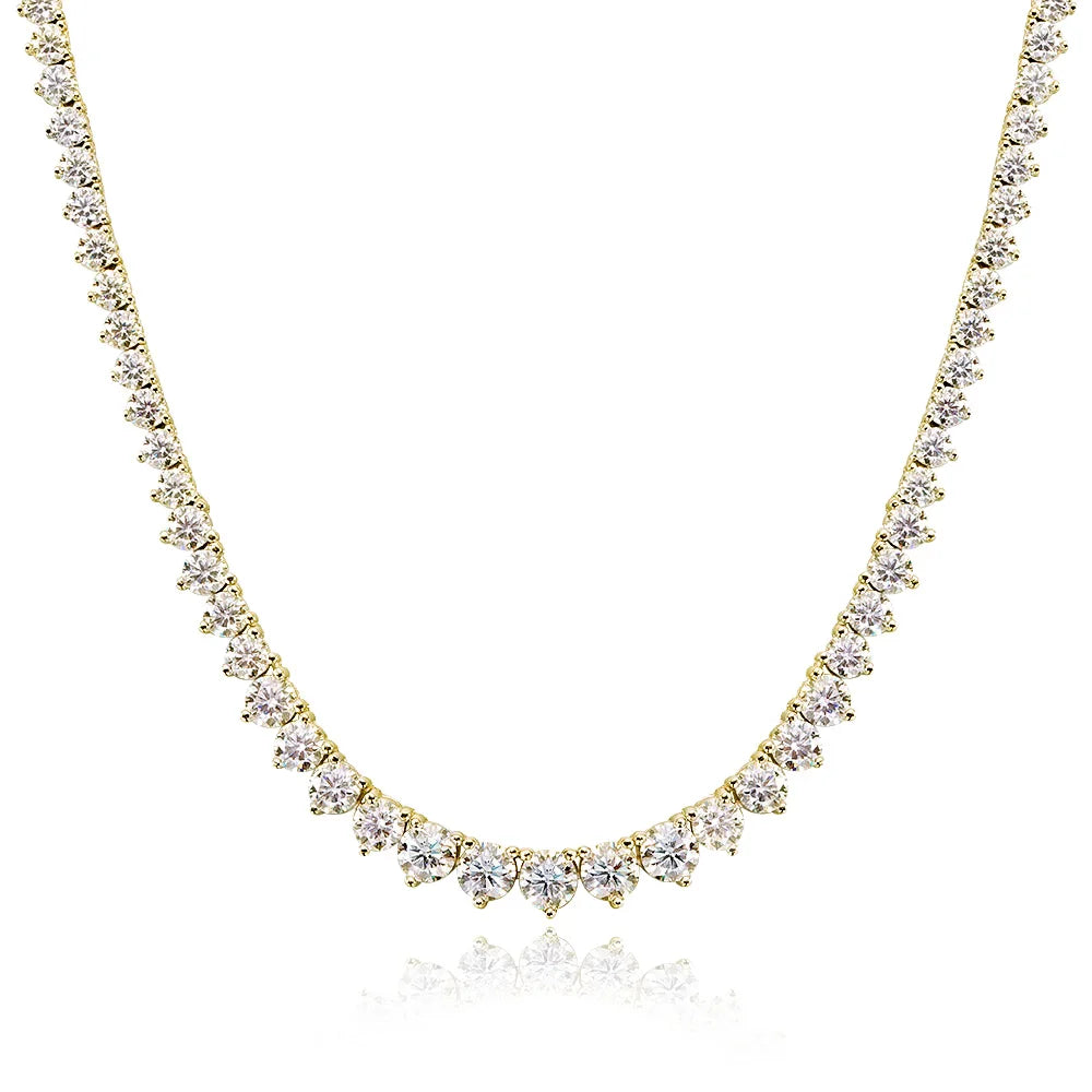 Aura Nova Moissanite Tennis Chain
