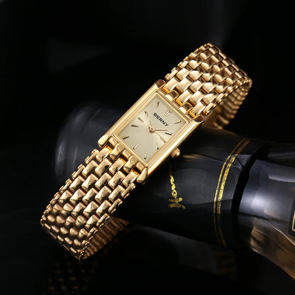 Aurum Rectangular Link Watch