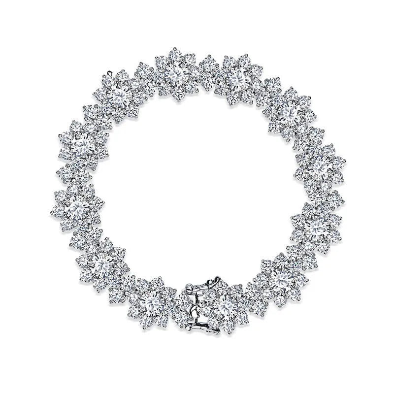 Sunflower Moissanite Bracelet