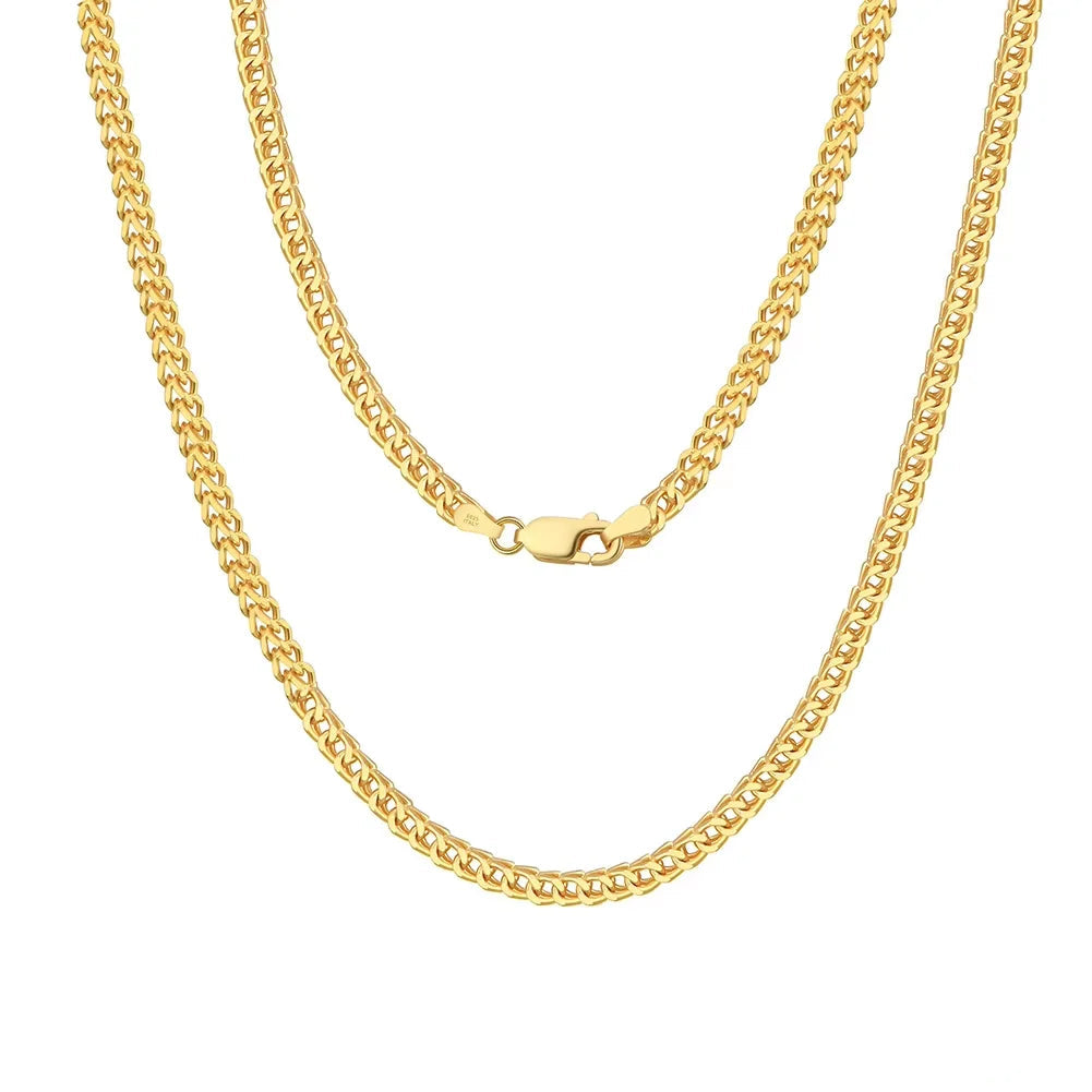 Monarch Franco Sterling Plated Chain