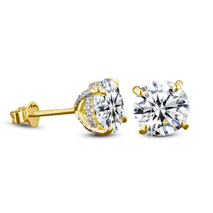 Eclat Moissanite Stud Earrings