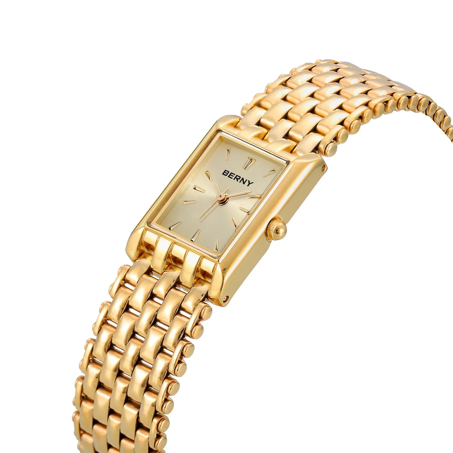 Aurum Rectangular Link Watch