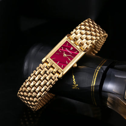 Aurum Rectangular Link Watch