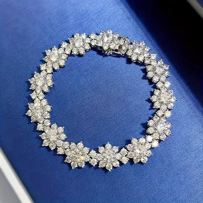 Sunflower Moissanite Bracelet