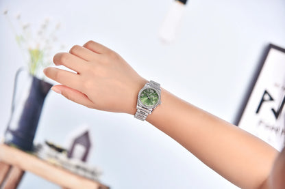 Éclat Pavé Bezel Stainless Steel Watch