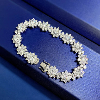 Sunflower Moissanite Bracelet