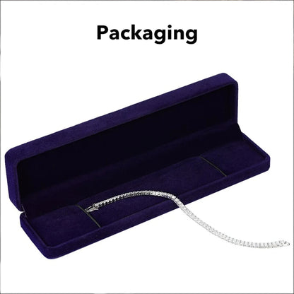 Moissanite Tennis Bracelet – Single Row