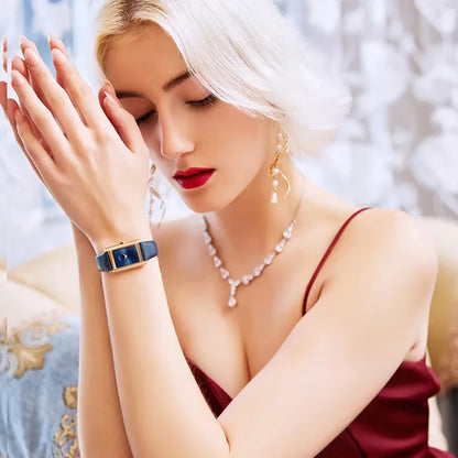 Celeste Rectangular Strap Watch