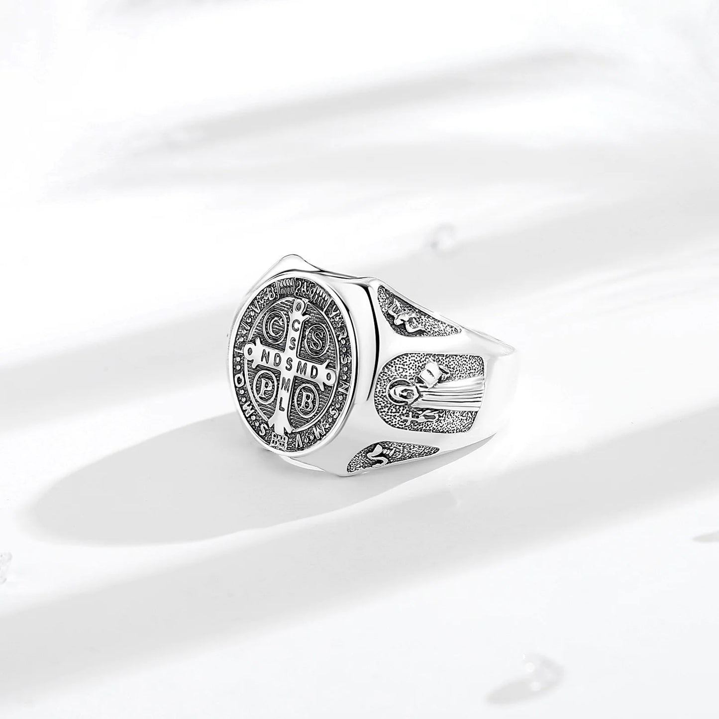 Patron Saint Benedict Seal Ring