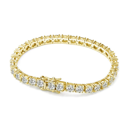 Moissanite Tennis Bracelet – Single Row