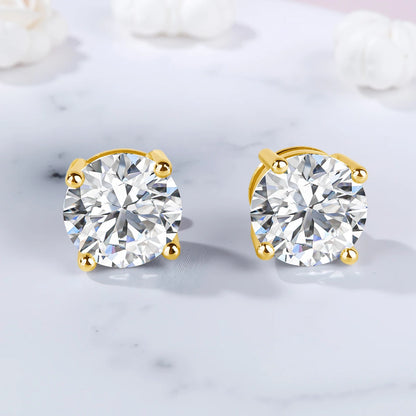 Eternal Solitaire Hollow Studs
