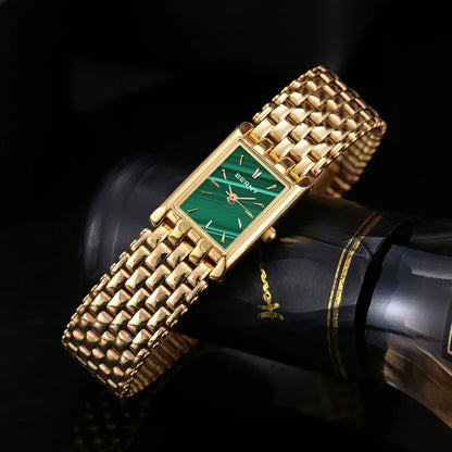 Aurum Rectangular Link Watch