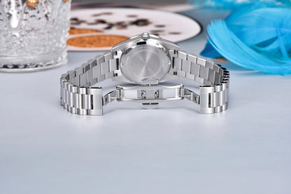 Éclat Pavé Bezel Stainless Steel Watch