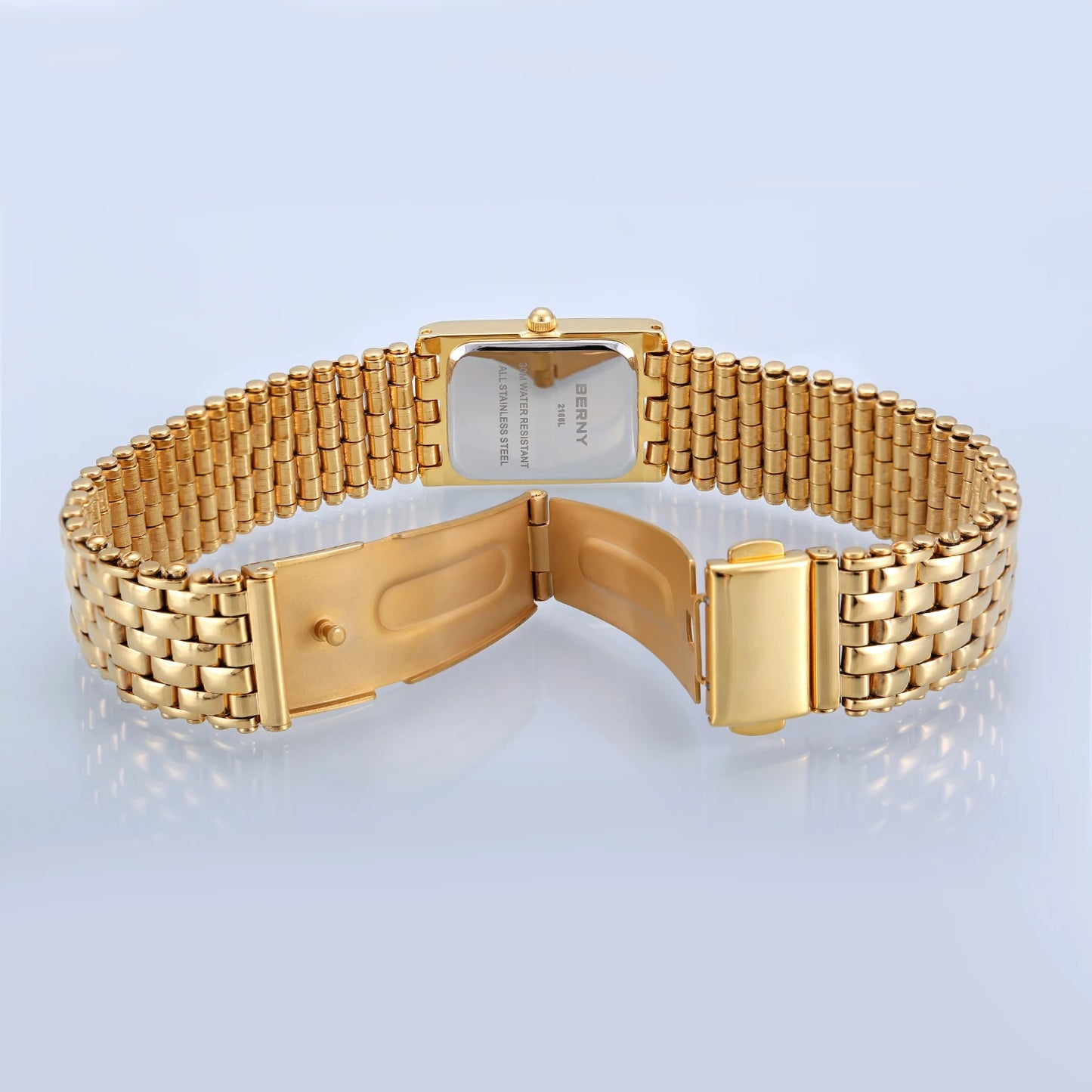 Aurum Rectangular Link Watch