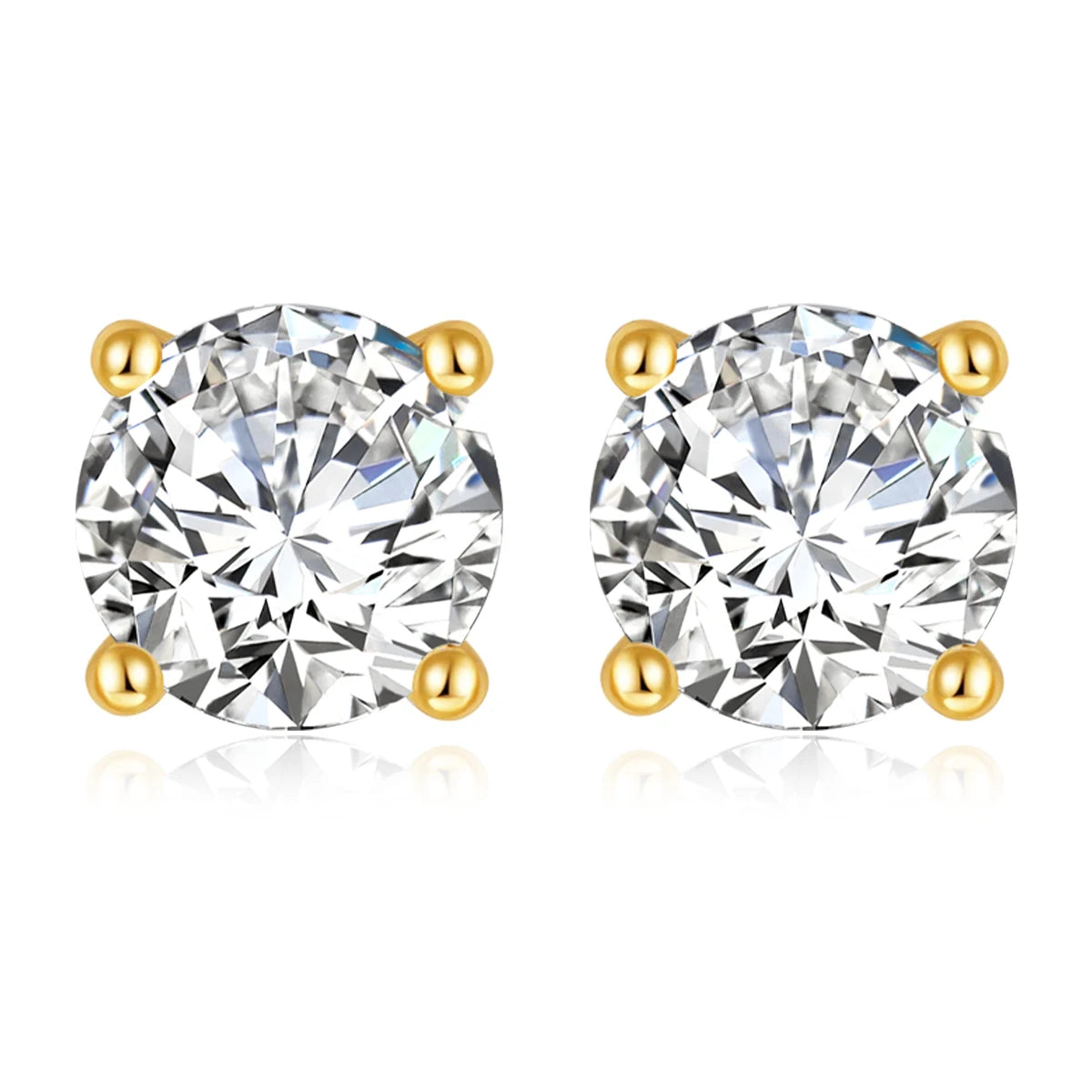Eternal Solitaire Hollow Studs