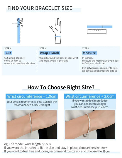 Moissanite Tennis Bracelet – Double Row