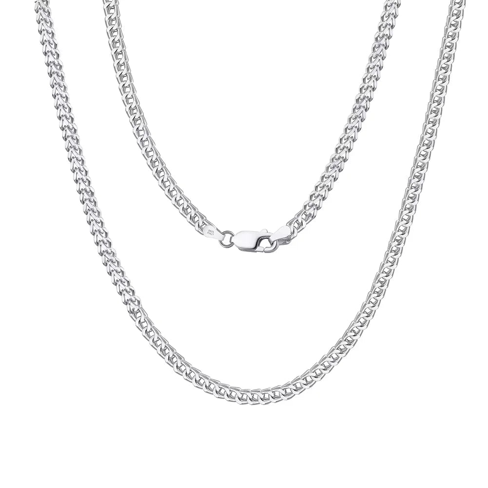 Monarch Franco Sterling Plated Chain