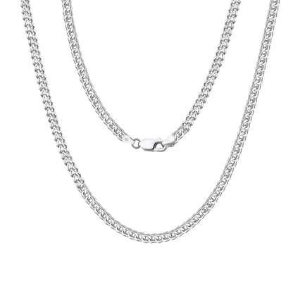 Monarch Franco Sterling Plated Chain
