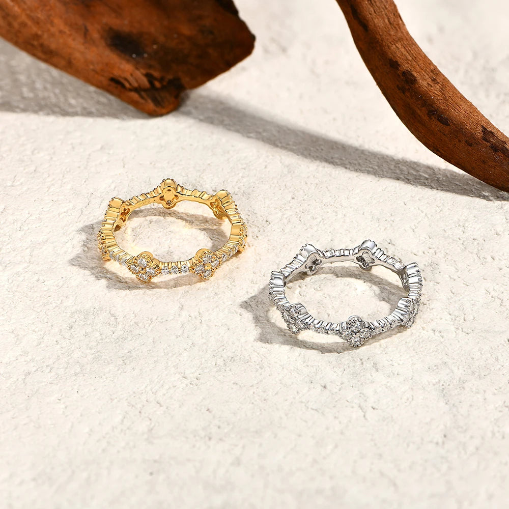 Moissanite Eternity Band