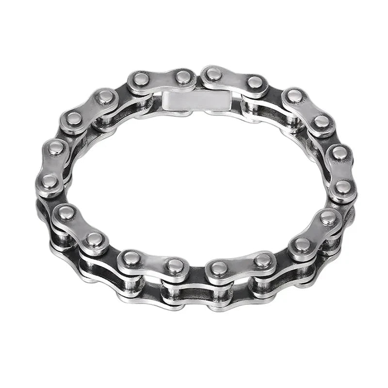 Urban Steel Sterling Bicycle Chain Bracelet