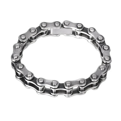 Urban Steel Sterling Bicycle Chain Bracelet