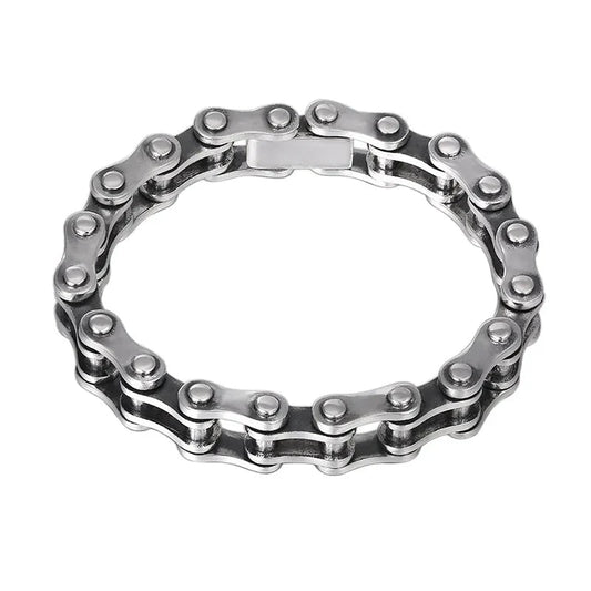 Urban Steel Sterling Bicycle Chain Bracelet