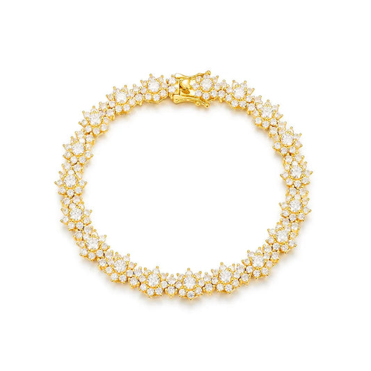 Sunflower Moissanite Bracelet