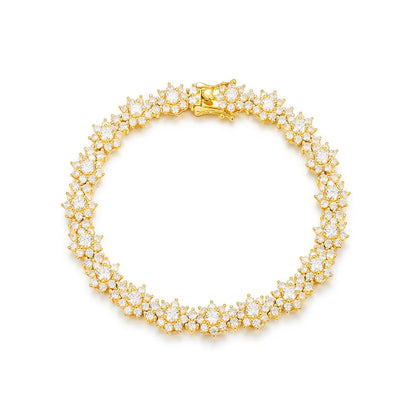 Sunflower Moissanite Bracelet