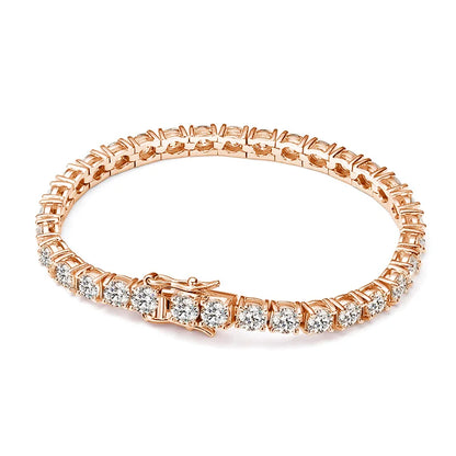 Moissanite Tennis Bracelet – Single Row