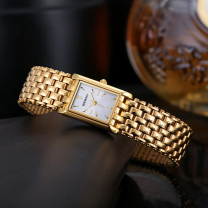 Aurum Rectangular Link Watch