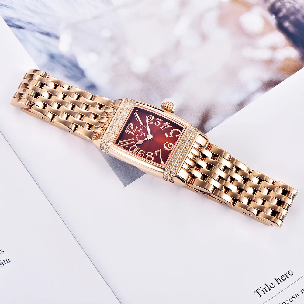 Lumine Curvada Pavé Watch