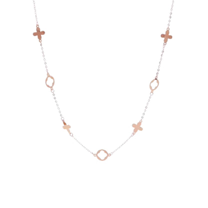 Dainty Clover Fine Link Chain