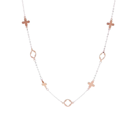 Dainty Clover Fine Link Chain