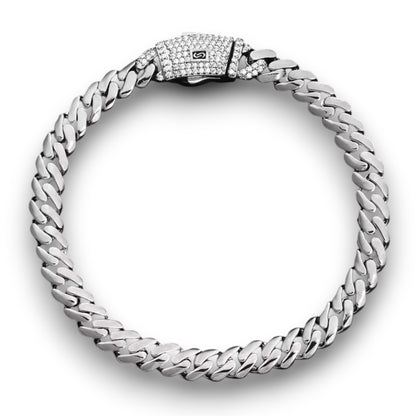 Monaco Moissanite Pave Cuban Chain